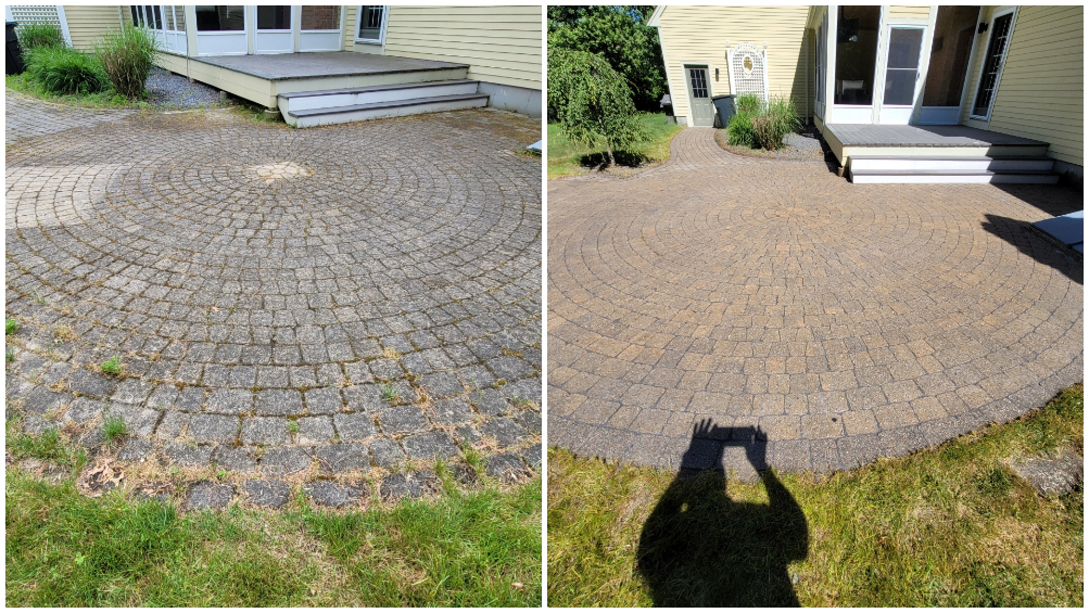 Paver Cleaning in Kingston, MA