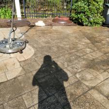 Stamped Concrete Pool Deck Cleaning Duxbury 1